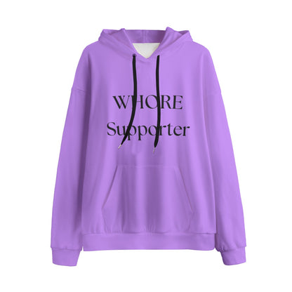 "WHORE Supporter"  Unisex Plus Fleece Pullover Hoodie