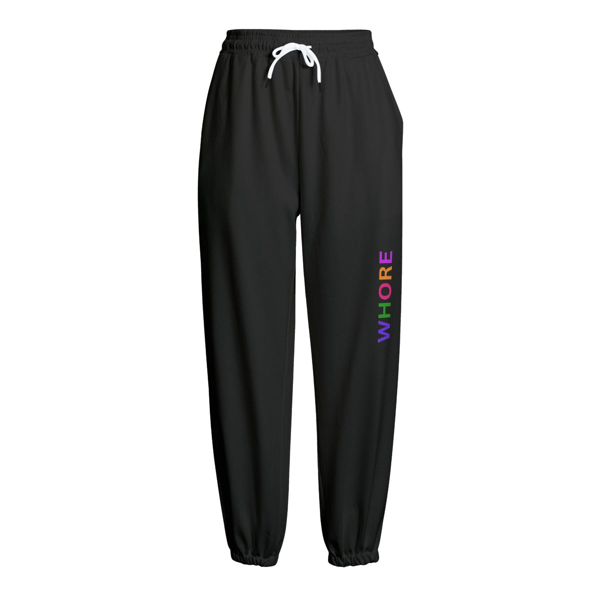 "WHORE"  Knitted Fleece Pants